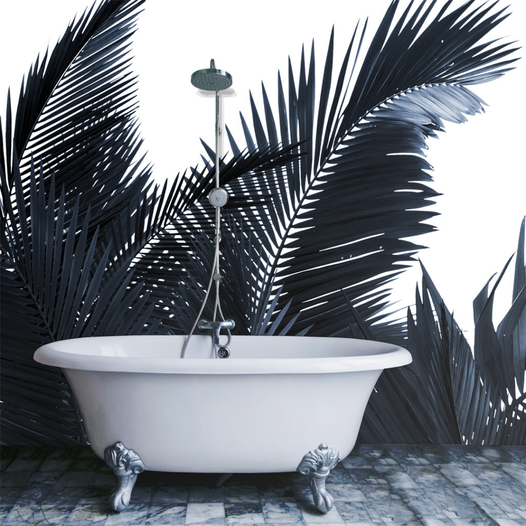 Palm design - fürdőszoba látvány